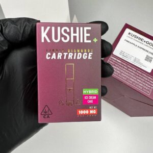 Kushie+ Gold 1G Liquid Diamonds Vape Cartridge